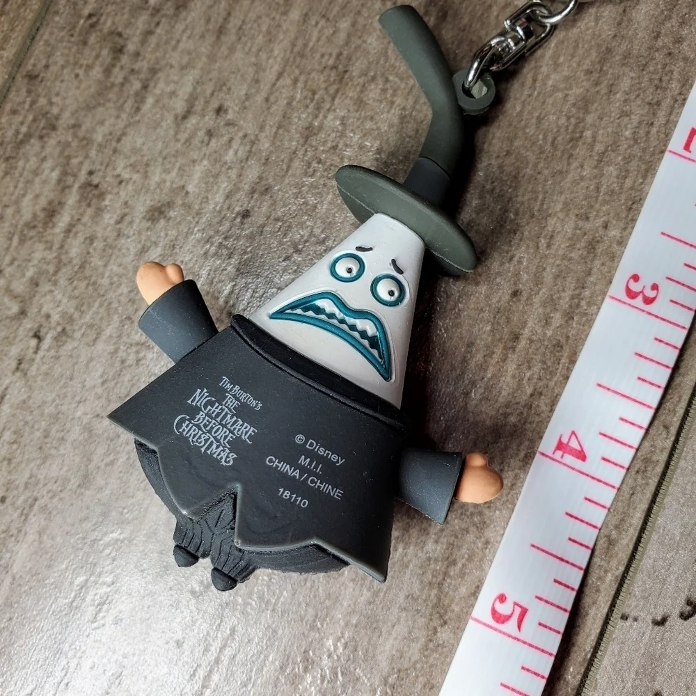 Disney Tim Burton Nightmare Before Christmas Double-Sided Mayor Keychain NWOT
